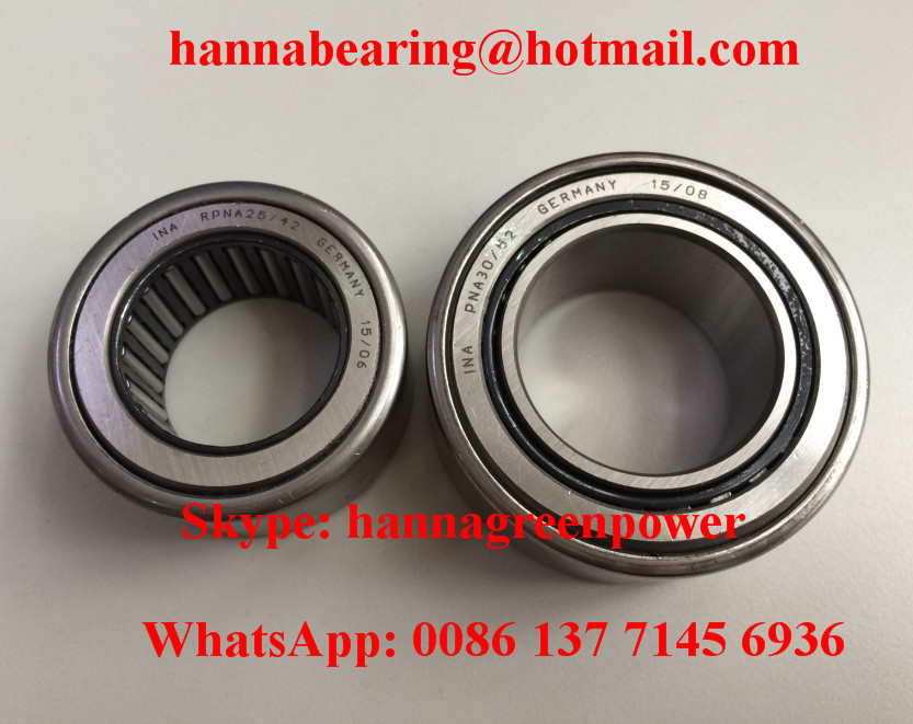30x52x20mm Aligning Needle Roller Bearing With Removable Inner Ring , PNA30/52