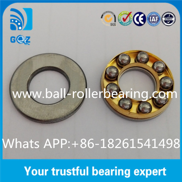 Brass Cage F8-16M Miniature Thrust Ball Bearing With Seat Washers