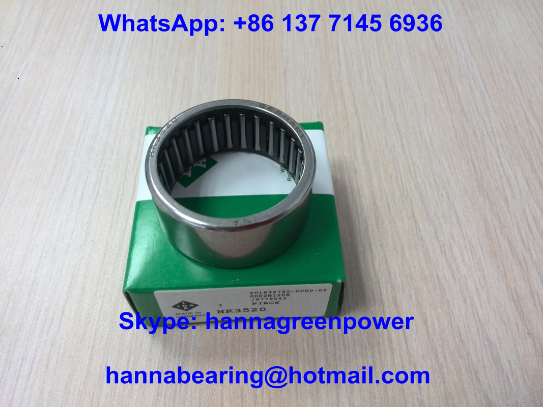HK3520 Drawn Cup Needle Roller Bearings with Open End 35x42x20mm