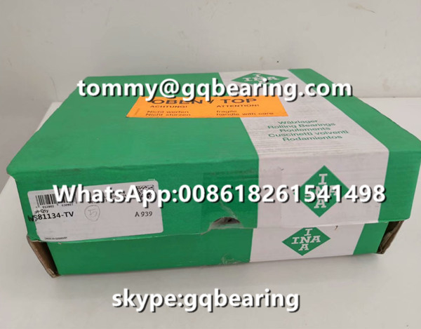 INA 81134-TV Single Direction Thrust Cylindrical Roller Bearing GS81134 WS81134 Washer