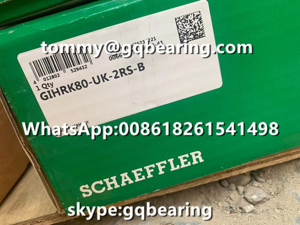 80mm Bore GIHRK80-UK-2RS-B Hydraulic Rod End Bearing With Thread Clamping Device