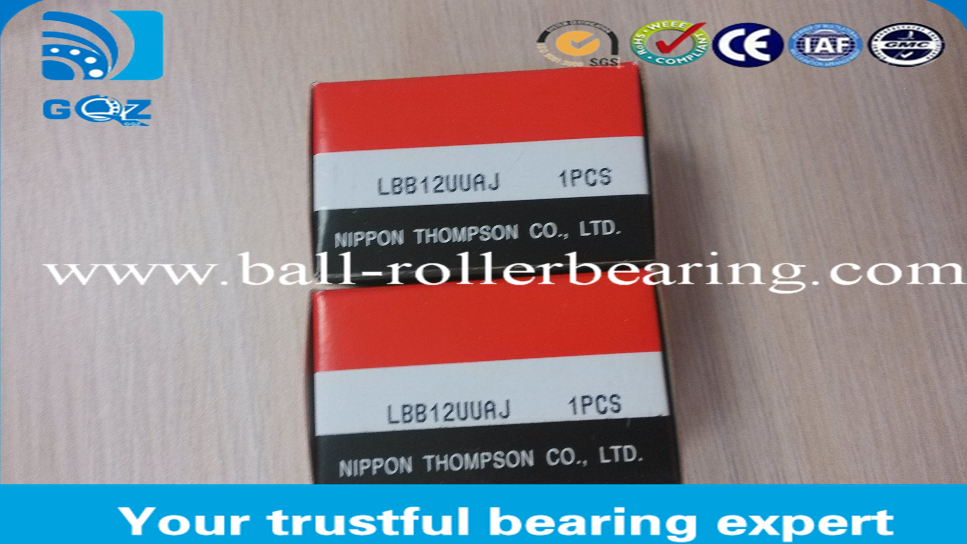 Multi Column Roller Round Shaft Linear Bearings LM16UU Fast Movement