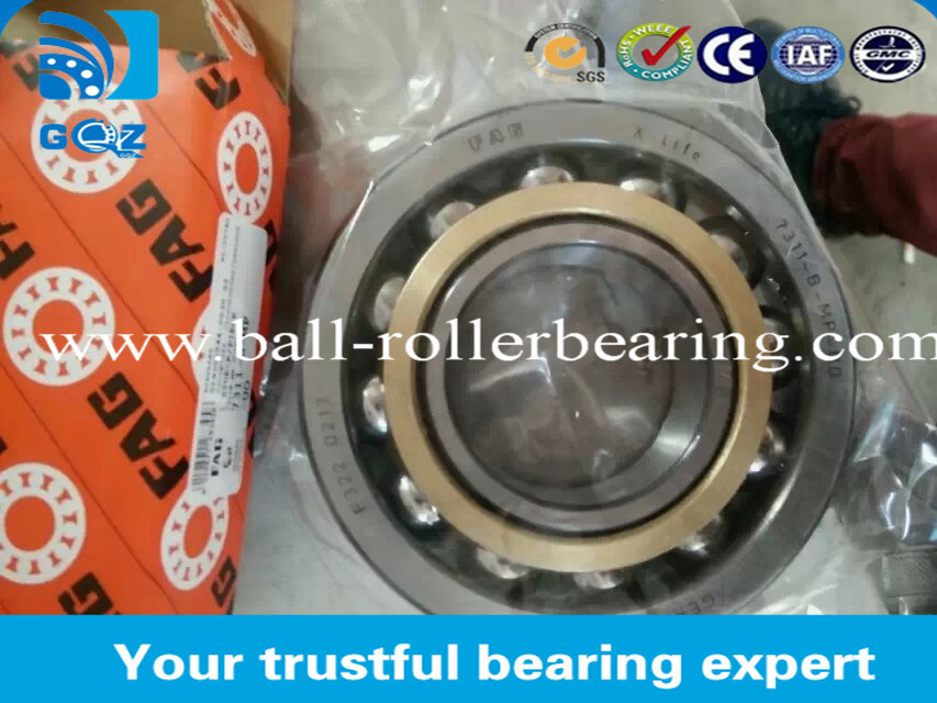 7311BMP Double Row Angular Contact Ball Bearings 55 KN Basic Static