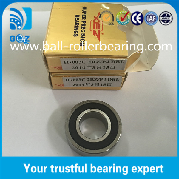 Back to Back Duplex Angular Contact Ball Bearing H7003C 2RZ/P4 DBL 17*35*10