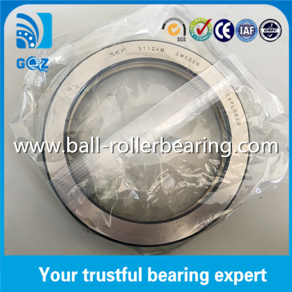 120mm Bore Good Performance Thrust Ball Bearings Brass Cage SKF 51124M