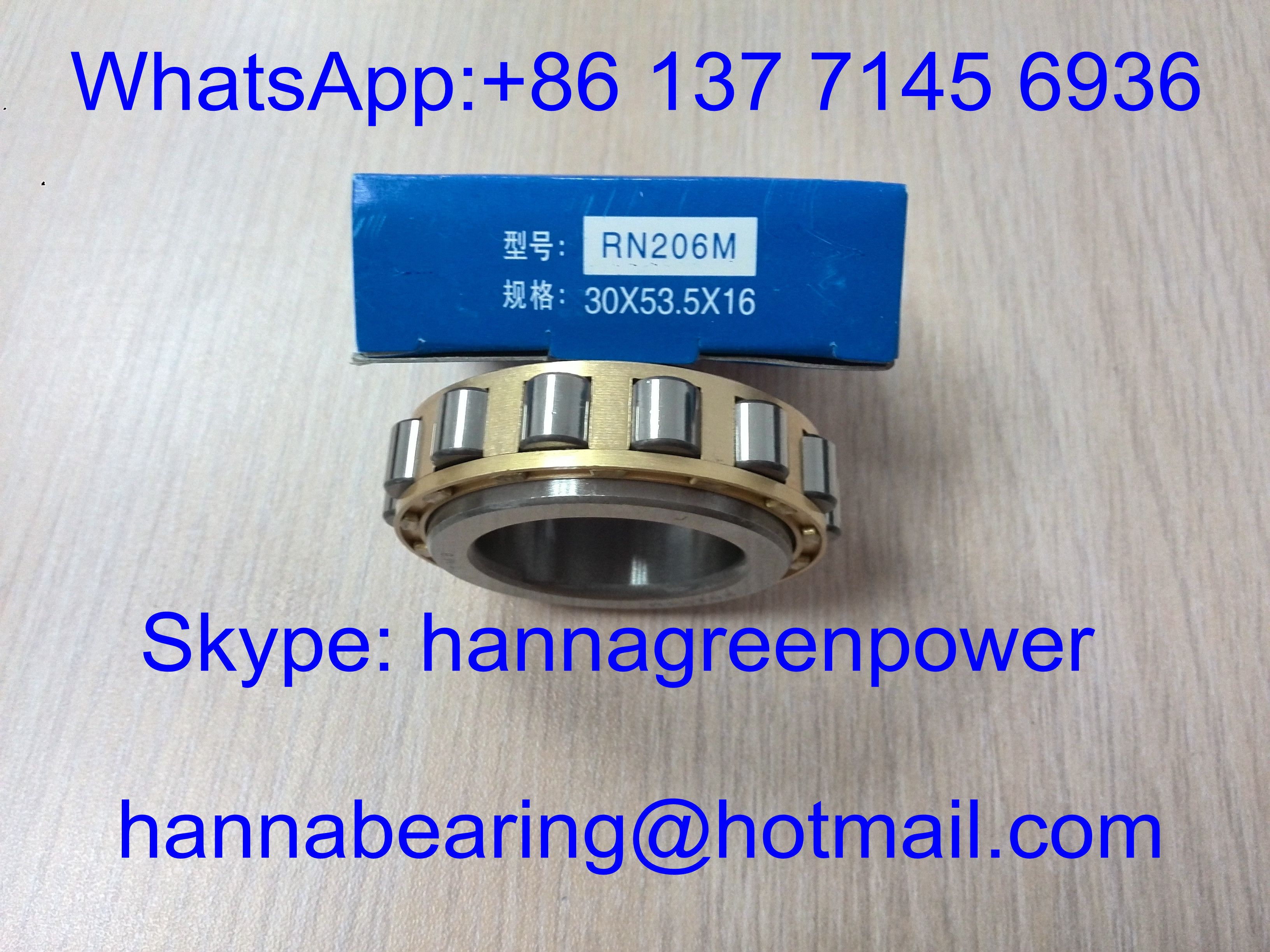 RN206M Cylinder roller bearing without Outer Ring 502206H Eccectric Bearing 30*53.5*16mm