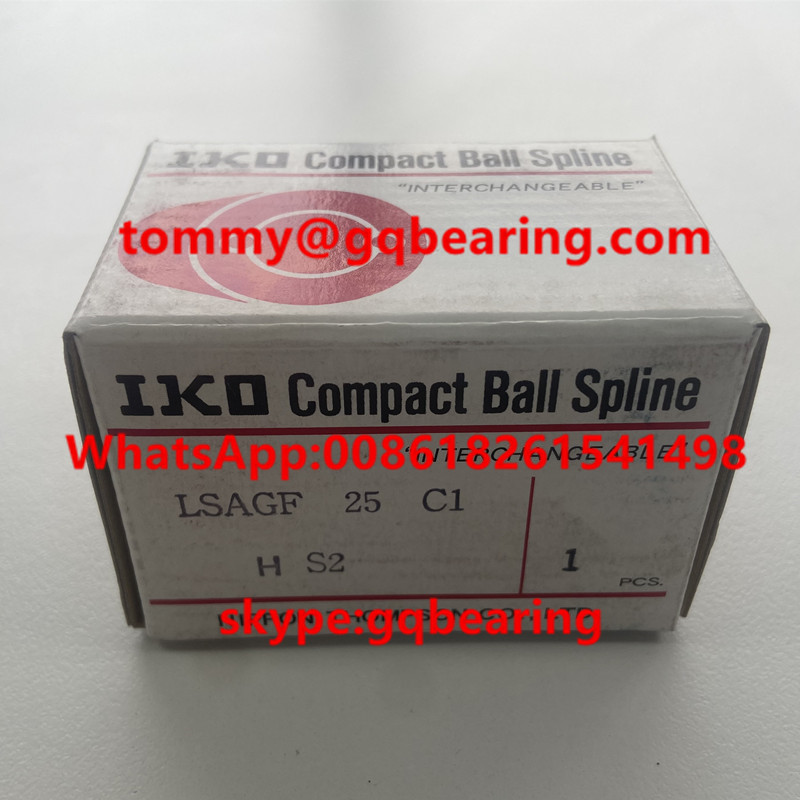 IKO LSAGF25C1HS2 Steel Linear Ball Spline Nut Square type Linear Ball