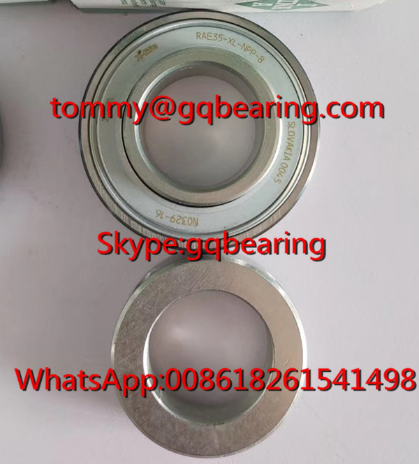 Gcr15 Steel Material INA RAE35XLNPPB Radial Insert Ball Bearing with