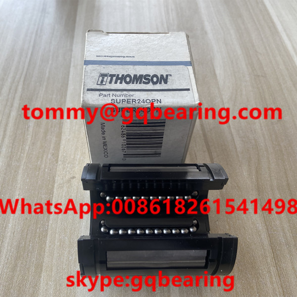 Open Type Plastic Linear Ball Bearing SUPER24OPN 38.1mm Bore linear