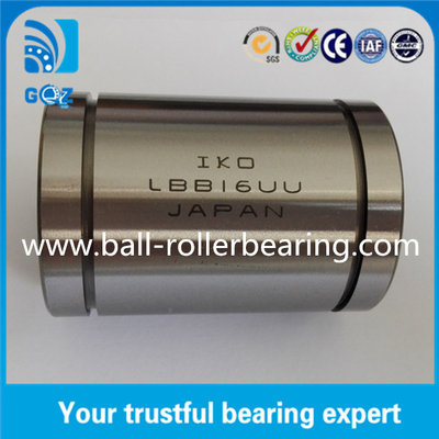 LBB16UU Linear Shaft Bearing Chrome Steel Bearings P0 P2 Precision Rating
