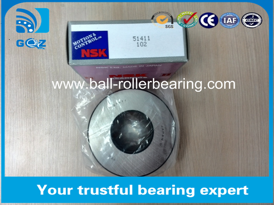 51306 Axial Metal Steel Gcr15 Thrust  Ball Bearing With Sheet Steel Cage 30x60x21mm