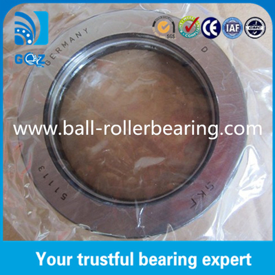 Customized Sweden Original 51113 Thrust Ball Bearing , Steel Cage Bearing