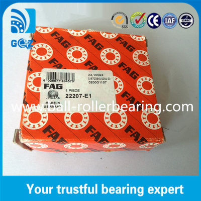 Spherical High Precision Roller Bearing , Car Wheel Roller Bearing FAG 22207-E1