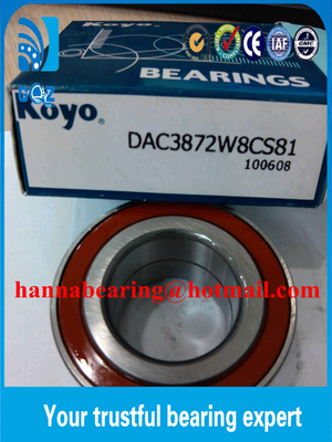 DAC30620037 Automotive Wheel Hub Ball Bearing With Rubber Seals 30x62x37mm