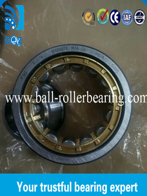 Small NJ2207 E. M1A.C4 Cylindrical Roller Bearing 69.5 KN Basic Dynamic Load Rating