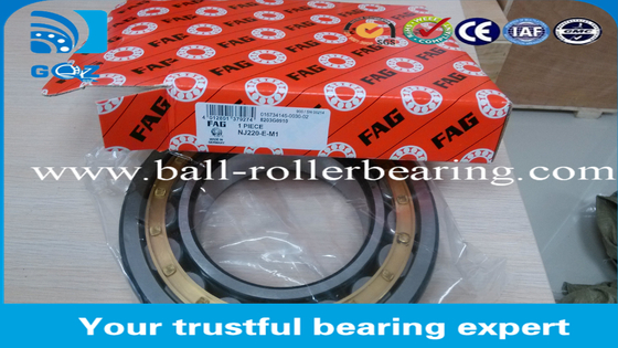 Steel Cage Cylinder Roller Bearing , Super Precision Roller Bearings NUP 306 ECPL