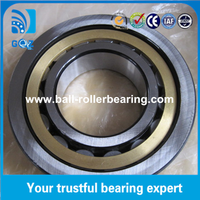 Anti Friction Double Row Cylindrical Roller Bearing , Steel Cage Bearing NJ316