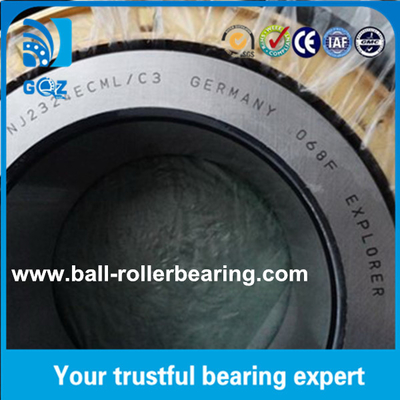 NJ207E Full Complement Cylindrical Roller Bearings , Low Friction Bearings