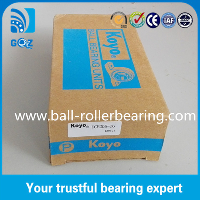 2 Bolt Pillow Block Ball Bearings 25.4mm Koyo UCP205-16 With 1&quot; Bolt Hole