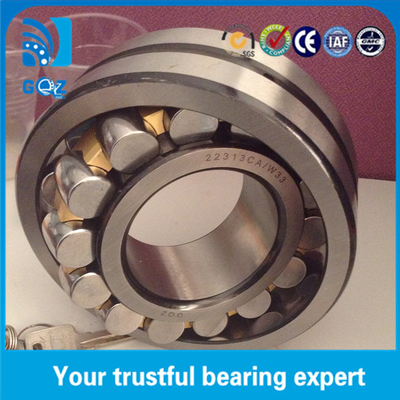 Brass Cage Oil Groove Spherical Roller Bearing 22313CA/W33 3800 r/min Speed inner diameter 65mm
