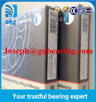 Ceramic Ball HCS71916-E-T-P4S-UL Angular Contact Ball Bearing 80x110x16mm