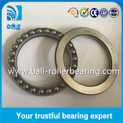51118 Single Direction Thrust Ball Bearing With Seat Washers
