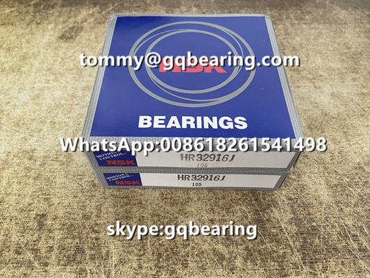 GCR15 Steel Material NSK HR32916J Tapered Roller Bearing HR 32916 J Spindle Bearing