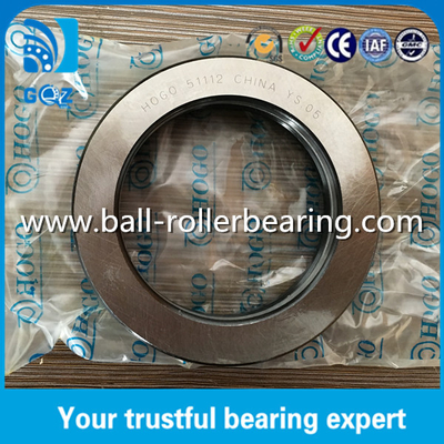 Single Direction Steel Thrust Ball Bearing 51112 High Precision Roller Bearing