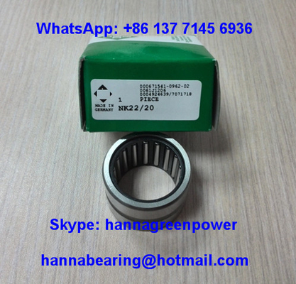 Light Series NK8/12-TV Polyamide Cage Needle Roller Bearing With Oil Hole 8x15x12mm