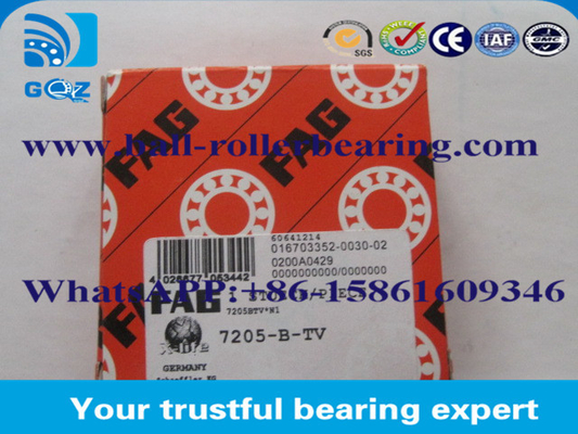 FAG 7205BTV Angular Contact Ball Bearing Size 25*52*15 Stainless Ball Bearing