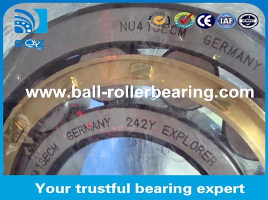 Copper Cage Cylindrical Roller Bearing NU413ECM abec 3 bearings High Temperature