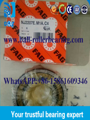 FAG NJ2207E.M1A .C4 Cylindrical Roller Bearing steel high speed