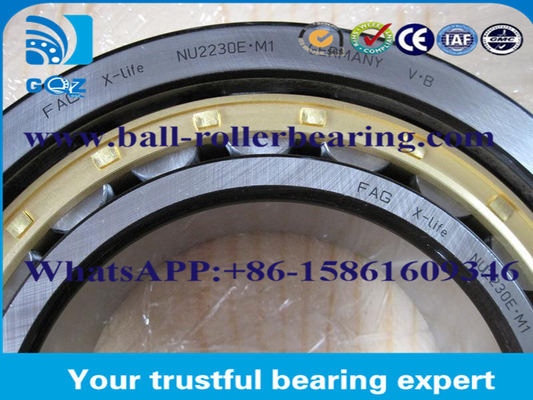 High Speed Rotation Brass Cage Cylindrical Roller Bearing For Automotive / Rolling Mill