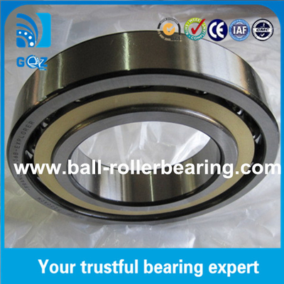 Nylon Bakelite Brass Cage Angular Contact Ball Bearing With Chrome Steel Gcr15