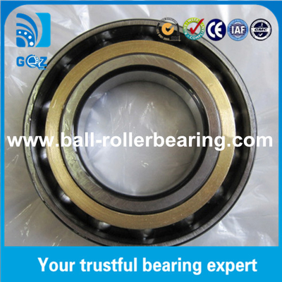 Nylon Bakelite Brass Cage Angular Contact Ball Bearing With Chrome Steel Gcr15