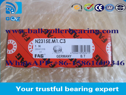 Low Noise Chrome Steel Cylindrical Roller Bearing For Free End Bearing