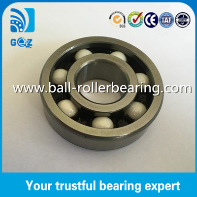 Hybrid Ceramic Deep Groove Ball Bearing with Nylon Retainer ZrO2 Material 6305