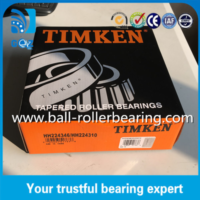 Chrome Steel Taper Roller Bearings , Single Row Tapered Wheel Bearings