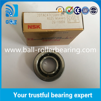 Ball Screw Support Super Precision Bearings Japan Origin Grease Lubrication NSK 20TAC47C 20TAC47CSUHPN7C