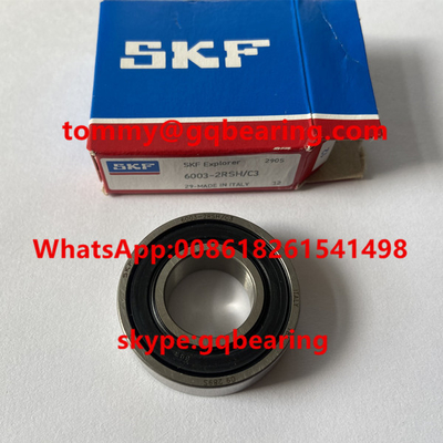 C3 Clearance SKF 6003-2RSH/C3 Deep Groove Ball Bearing 10x35x17mm