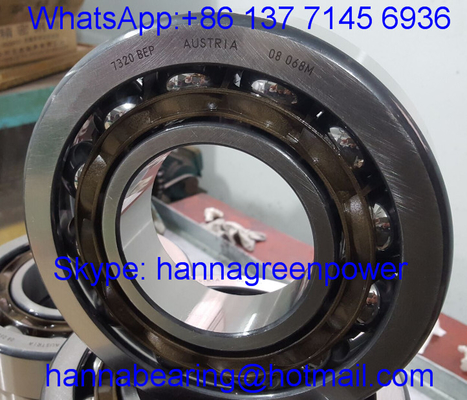 7320BEP Nylon Cage Angular Contact Bearing 7320BEM Brass Cage Ball Bearing 100*215*47 mm