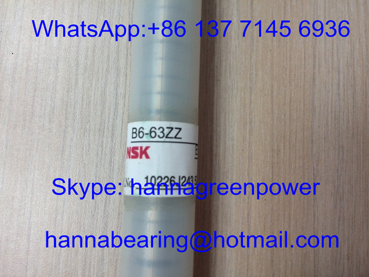 B6-63Z / B6-63ZZ / B6-63 Metal Shield Miniature Automotive Bearings Deep Groove Ball Bearing 6*16*5 mm