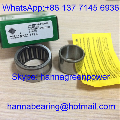 NKI17/16-XL / NKI17-16 Light Duty Type Small Needle Bearings With Oil Hole 17*29*16 mm