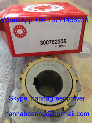 80752305 Brass Cage Cylindrical Roller Bearing , Eccentric Bearing 25*68.2*42mm