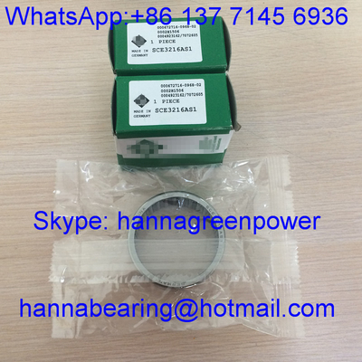 SCE3216AS1 / SCE3216 Inch Drawn Cup Needle Roller Bearings with Open Ends , 50.8*60.325*25.4mm