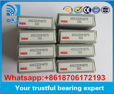 NSK 608ZZ C3 Automotive Bearings NSK 608ZZ Tube packing 608ZZCM NS7S Size 8*22*7 mm