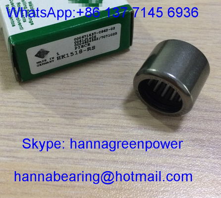 HK1518 / HK1518-RS Needle Roller Bearing /  HK1518RS Drawn Cup Roller Bearing with Open End 15x21x18mm