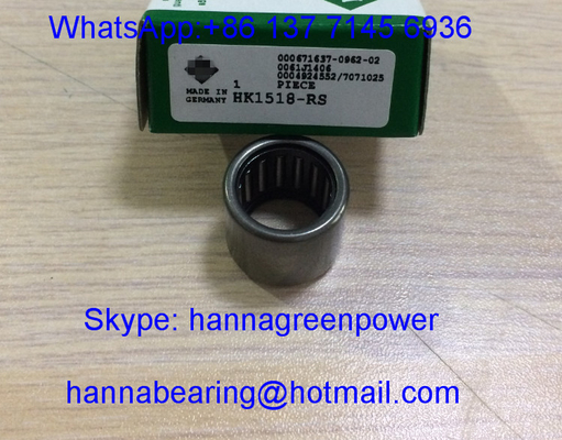 HK1518 / HK1518-RS Needle Roller Bearing /  HK1518RS Drawn Cup Roller Bearing with Open End 15x21x18mm