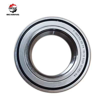 Steel Cage Double Row F-555102 Deep Groove Ball Bearing OD 45*75*19mm