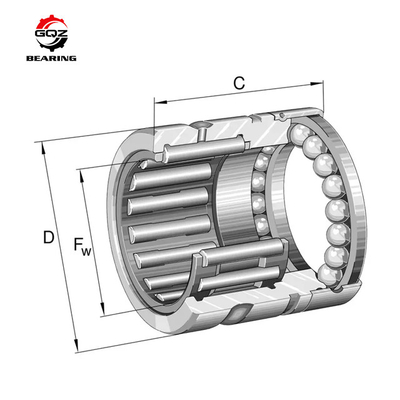 Needle Roller Axial Ball Bearing NX10-Z NX10-Z-XL INA combined needle roller bearing 10*19*18